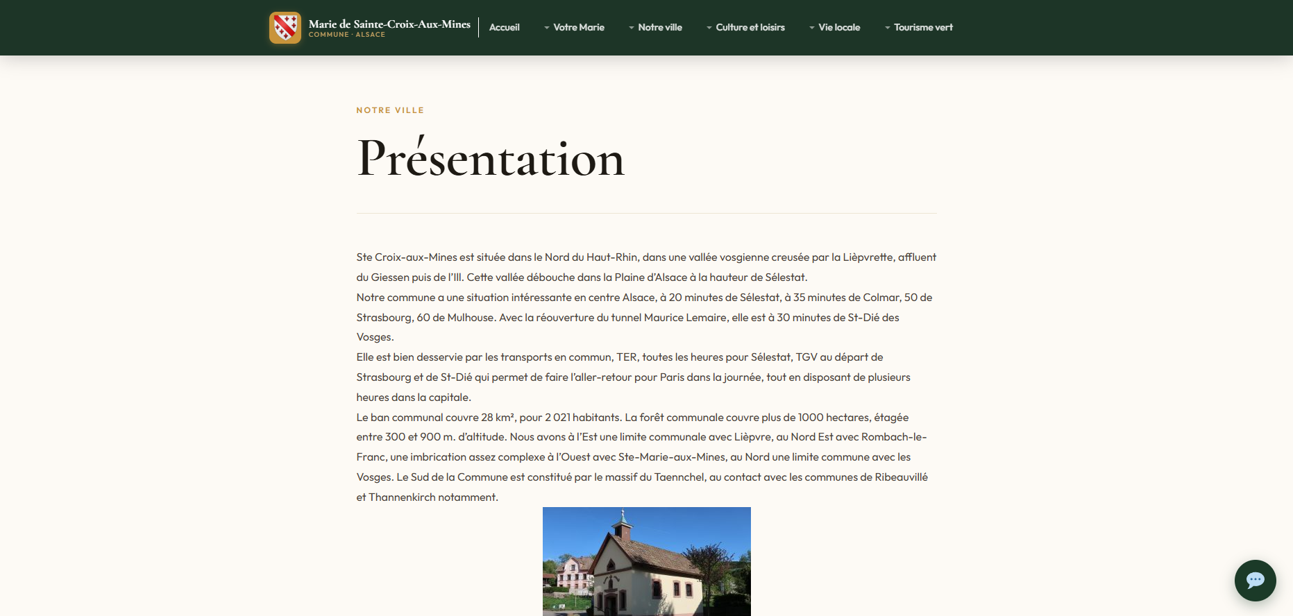 Présentation · Histoire & géographie de la commune